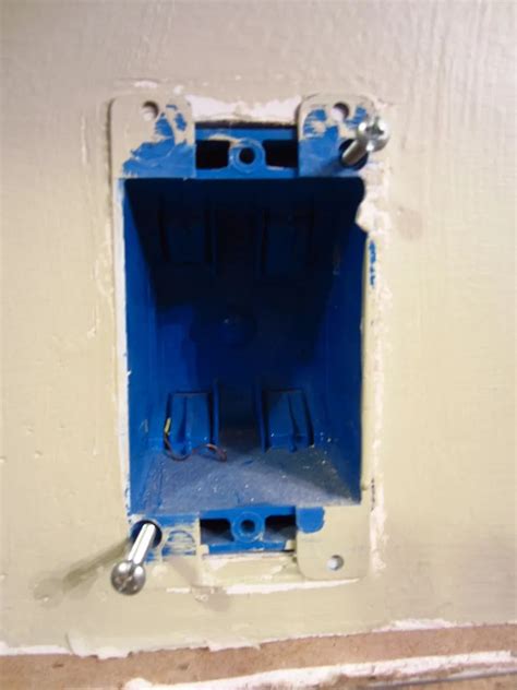 drywall unused electrical box|existing construction electrical box.